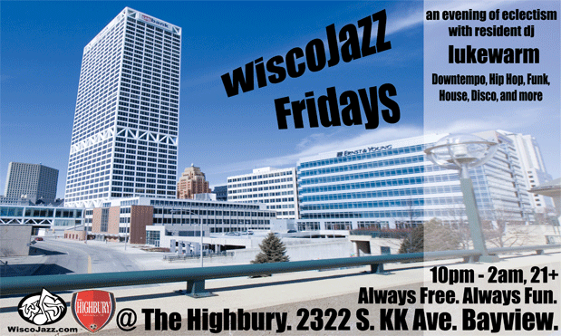 Flyer for WiscoJazz Fridays on 2006-10-20.