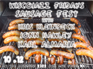 Flyer for WiscoJazz Fridays on 2007-12-21.