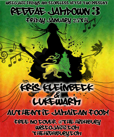 Flyer for WiscoJazz Fridays on 2008-03-28.
