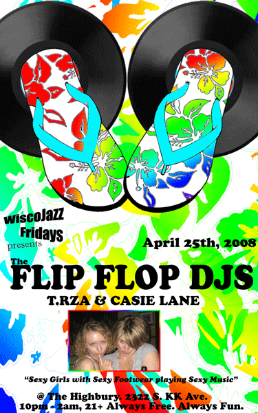 Flyer for WiscoJazz Fridays on 2008-06-20.