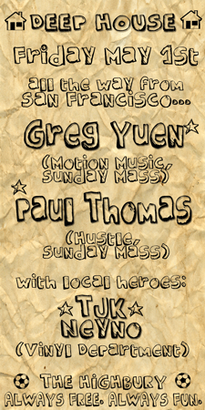 Flyer for WiscoJazz Fridays on 2009-07-03.