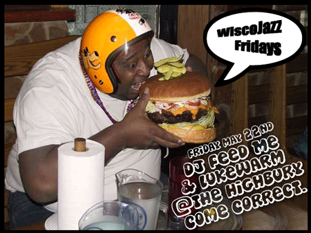 Flyer for WiscoJazz Fridays on 2009-07-17.