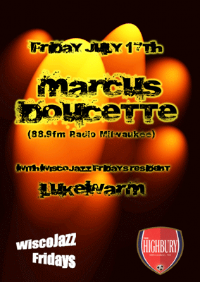 Flyer for WiscoJazz Fridays on 2009-09-25.