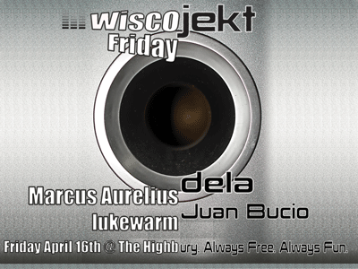 Flyer for WiscoJazz Fridays on 2010-07-02.