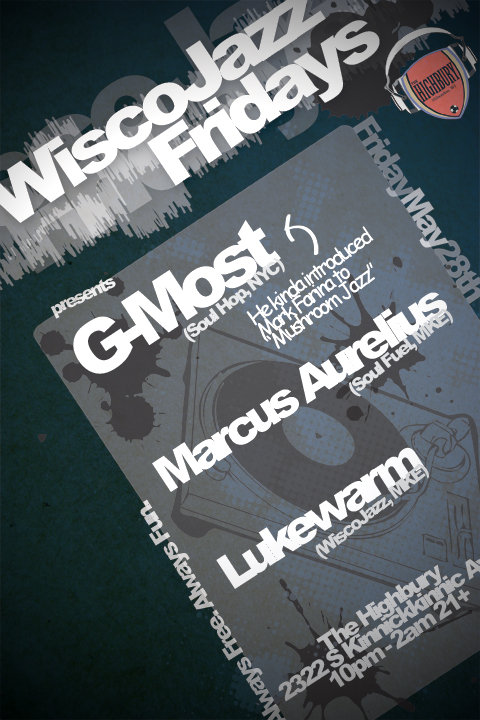 Flyer for WiscoJazz Fridays on 2010-08-06.