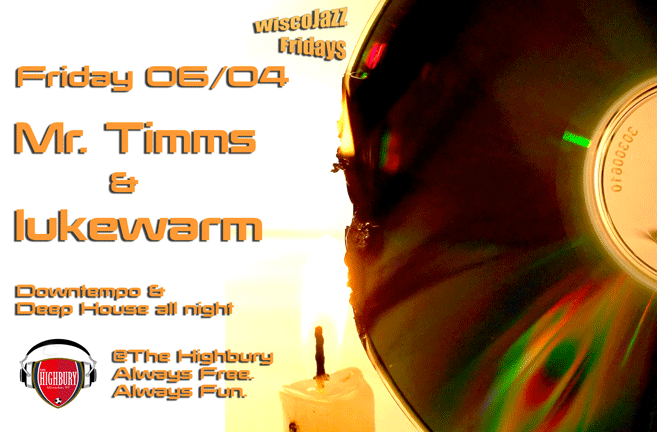 Flyer for WiscoJazz Fridays on 2010-08-13.