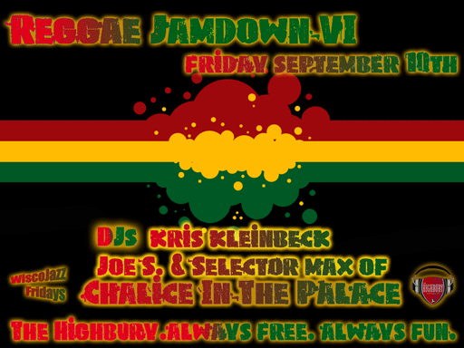 Flyer for WiscoJazz Fridays on 2010-11-05.