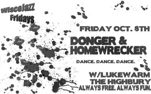 Flyer for WiscoJazz Fridays on 2010-12-03.