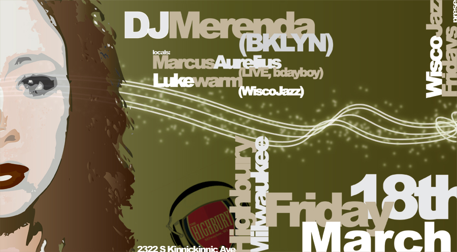 Flyer for WiscoJazz Fridays on 2011-04-29.