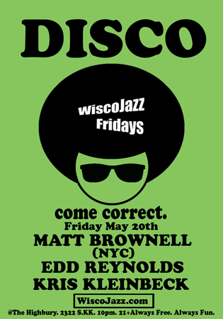 Flyer for WiscoJazz Fridays on 2011-06-17.