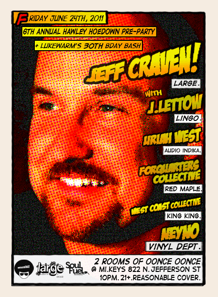 Flyer for WiscoJazz Fridays on 2011-06-24.