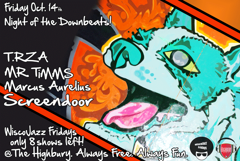 Flyer for WiscoJazz Fridays on 2011-07-15.