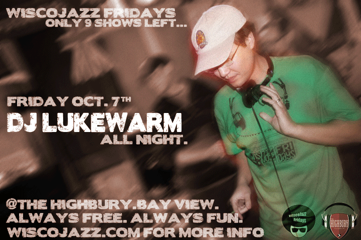 Flyer for WiscoJazz Fridays on 2011-10-07.
